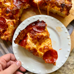 Sourdough Focaccia Pizza