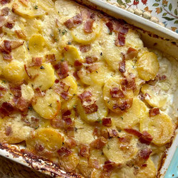 Bacon And Gruyere Scalloped Potatoes