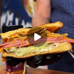 Fried Bologna Sandwich