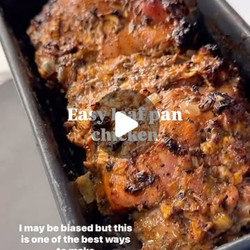 Easy Loaf Pan Chicken