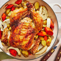 Sweet Tea-brined Roast Chicken or Turkey
