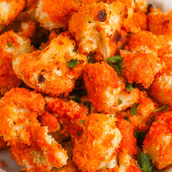 Oven Baked Buffalo Cauliflower