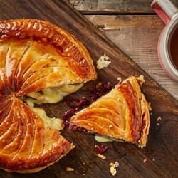 Brie, Cranberry And Red Onion Pithivier