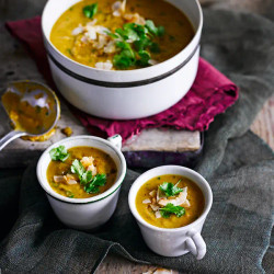 Red Lentil, Sweet Potato &amp; Coconut Soup