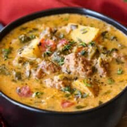 Creamy Potato Soup With Italian Sausage