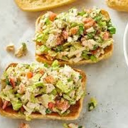 Open Faced Grilled Caesars