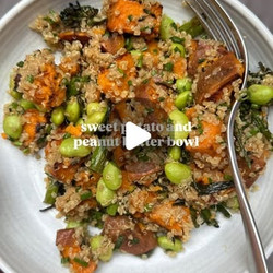 Sweet Potato And Peanut Butter Salad