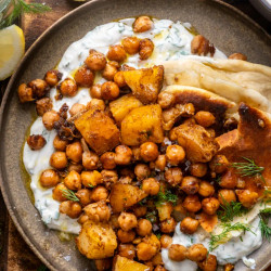 Falafel-spiced Chickpeas And Potatoes
