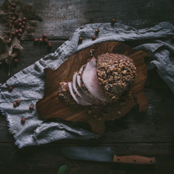 Maple And Hazelnut Encrusted Pork Sirloin Tip Roast