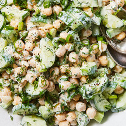 Tzatziki Chickpea Salad