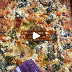 Sheet Pan Butternut Squash Lasagna
