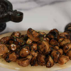 Roman Honey Glazed Mushrooms