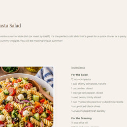 Summer Pasta Salad