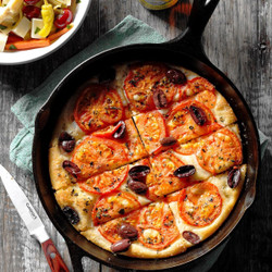 Skillet Focaccia Barese
