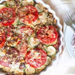 Baked Zucchini And Tomato Casserole