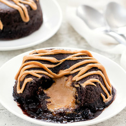 Keto Peanut Butter Lava Cake