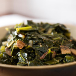 Vegan Southern-style Collard Greens With Mushrooms Recipe