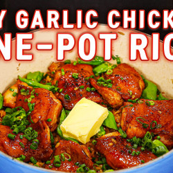 Soy Garlic Chicken Pot Rice