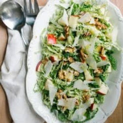 Cabbage Salad With Apples &amp; Walnuts
