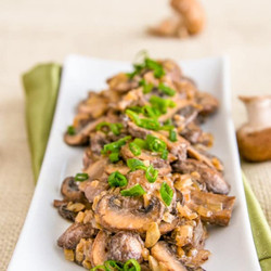 Mushrooms In A Sour Cream Sauce