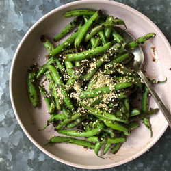 Green Beans With Homemade Black Bean Sauce