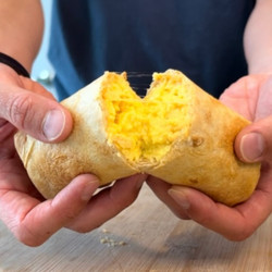 Cheesy Egg Breakfast Burrito