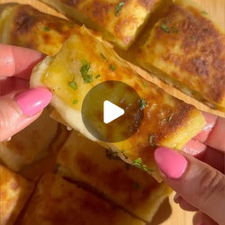 Cheese Stuffed Potato Flatbread