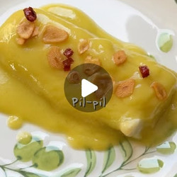 Pil-pil collagen sauce cod seafood