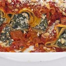 Tofu &amp; Spinach Cannelloni