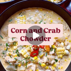 Summer Corn And Crab Chowder