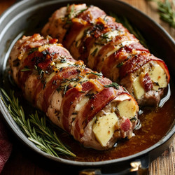 Gevulde Varkenshaas Met Brie En Spek