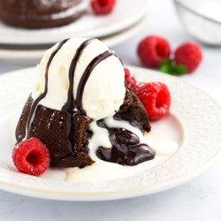 Molten Chocolate Lava Cakes (in Muffin Tins)