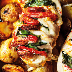 Cheesy Chorizo Chicken