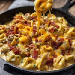 Bacon Cheeseburger Tortellini
