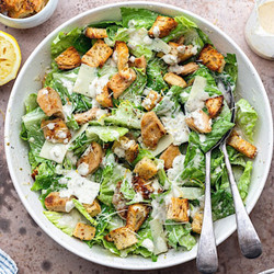 Vegan Chicken Caesar Salad