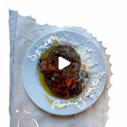 Squash Parmigiana With Beans