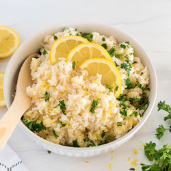 Stovetop Lemon Rice
