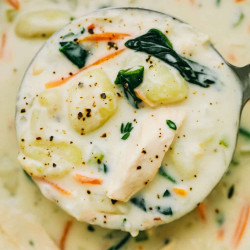 Creamy Chicken Gnocchi Soup (olive Garden Copycat)