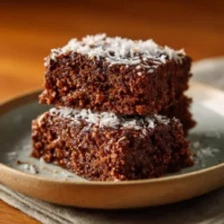 Healthy Chocolate Coconut Snack Cake Gluten Free