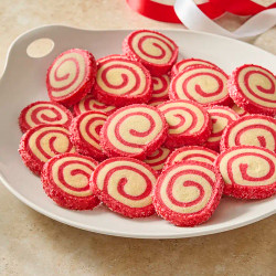Candy Cane Swirl Cookies