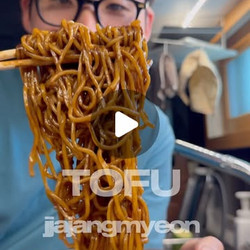 Vegetarian Tofu Jjajangmyeon