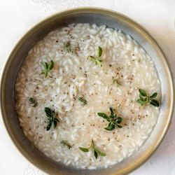 Classic Italian Risotto With Herb-flavored Butter