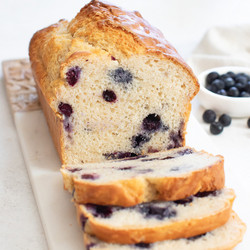 3 Ingredient Blueberry Bread