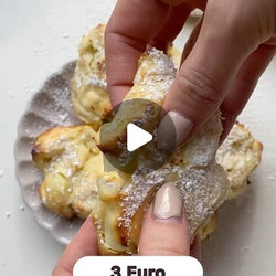 Herzförmige Apfel-quark-taler