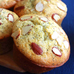 Almond Poppy Seed Muffins