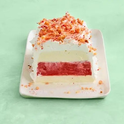Strawberry Shortcake Bar Ice Cream Cake