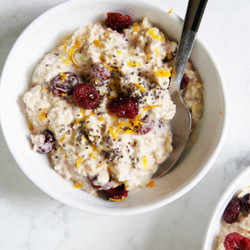 Orange Cranberry Overnight Oats