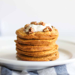 Pumpkin Oatmeal Pancakes
