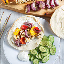 Brochettes De Tofu Souvlaki