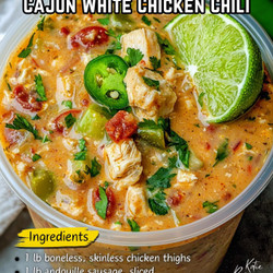 Cajun White Chicken Chili